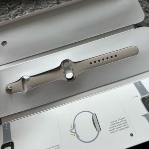 Brand new authentic Apple Watch band: S/M, starlight